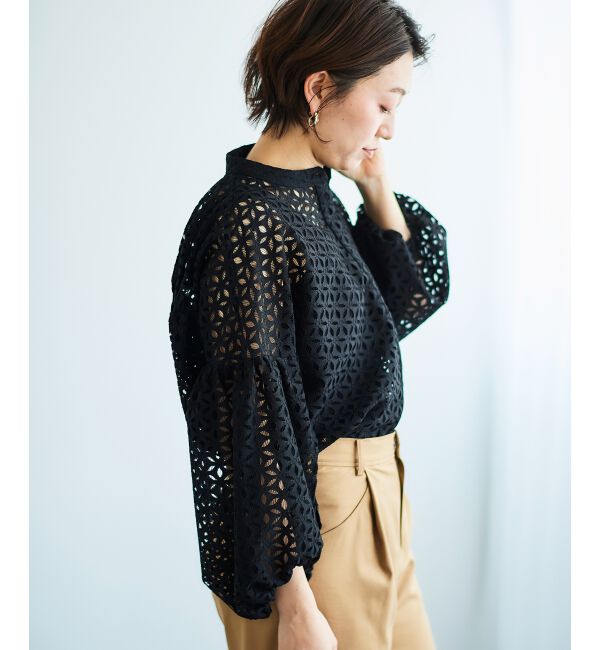 le.coeur blanc「《手洗い可能》TORRAZZO DONNA 別注レースブラウス」|シャツ・ブラウス|