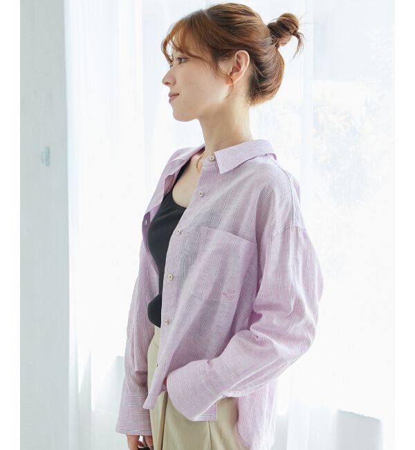  「コットン麻コンパクトシャツ」|シャツ・ブラウス|