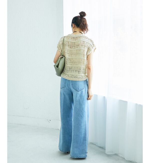  「デニムバギーパンツ」|デニム|