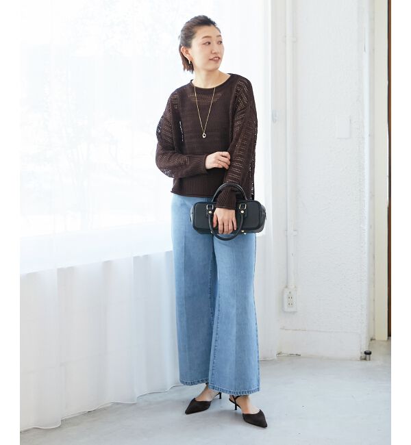  「デニムバギーパンツ」|デニム|