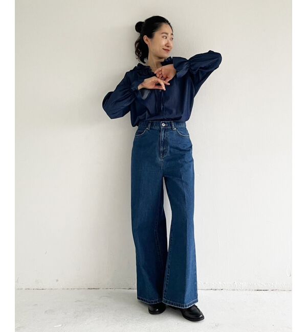  「デニムバギーパンツ」|デニム|