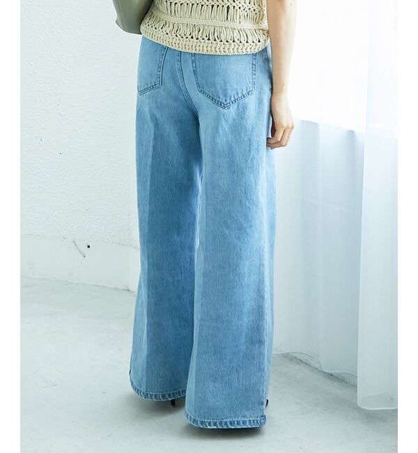  「デニムバギーパンツ」|デニム|