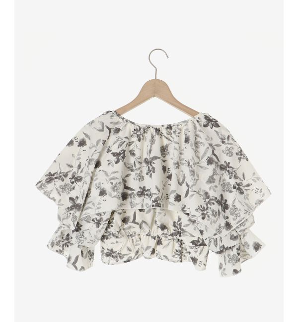 MAJESTICLEGON「クロップドフリルブラウス」|シャツ・ブラウス|