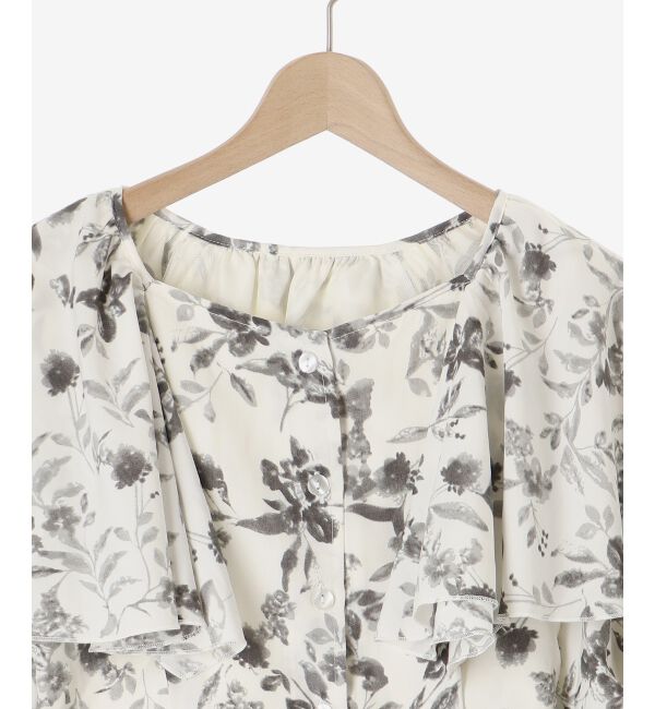 MAJESTICLEGON「クロップドフリルブラウス」|シャツ・ブラウス|