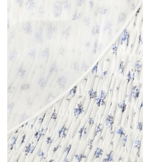 MAJESTICLEGON「カップ付肩リボンシャーリングキャミ」|キャミソール|