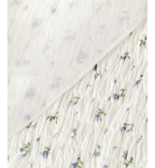 MAJESTICLEGON「カップ付肩リボンシャーリングキャミ」|キャミソール|