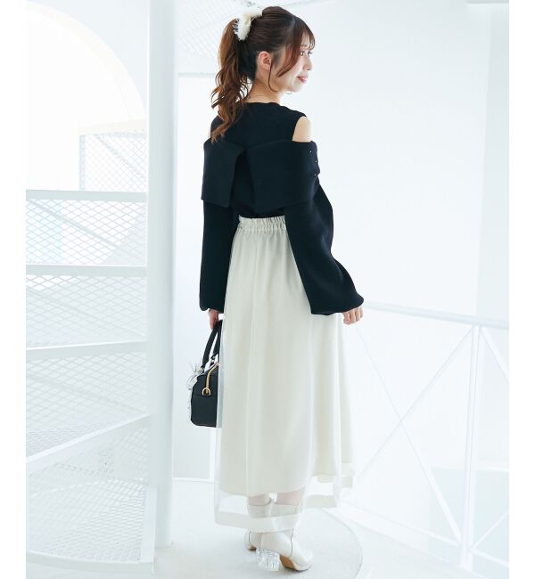  「アソートデザインリボンニットトップス」|ニット・セーター|