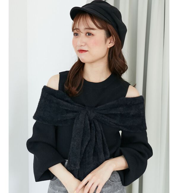  「アソートデザインリボンニットトップス」|ニット・セーター|