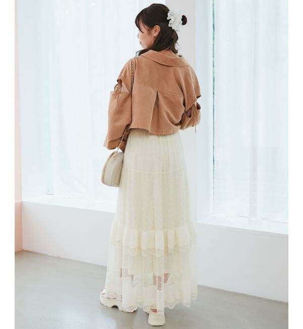  「ティアードレースフリルスカート」|スカート|