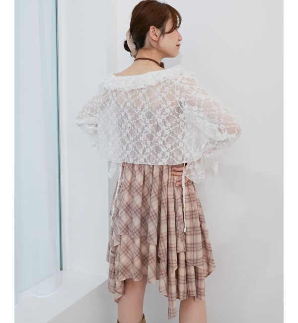  「イレヘムティアードミニキャミワンピ」|ワンピース|