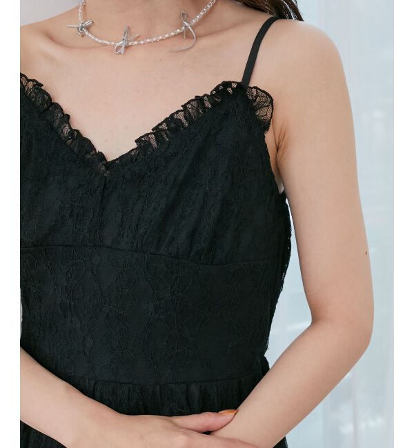  「イレヘムティアードミニキャミワンピ」|ワンピース|