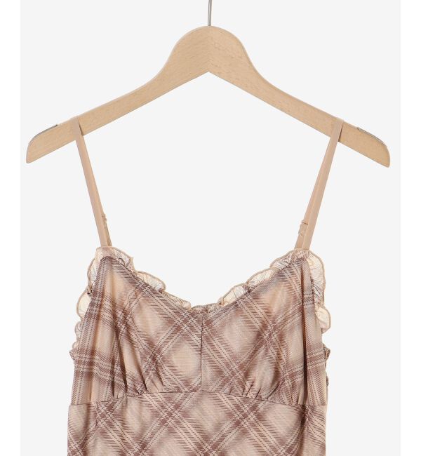  「イレヘムティアードミニキャミワンピ」|ワンピース|