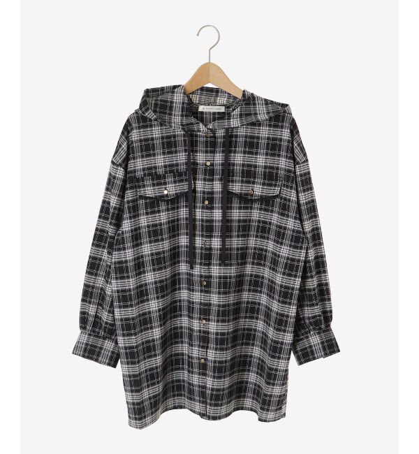  「フード付きルーズシャツ」|シャツ・ブラウス|