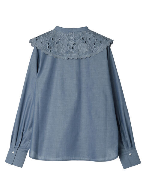 earth music&ecology「2way刺繍衿ブラウス」|シャツ・ブラウス|