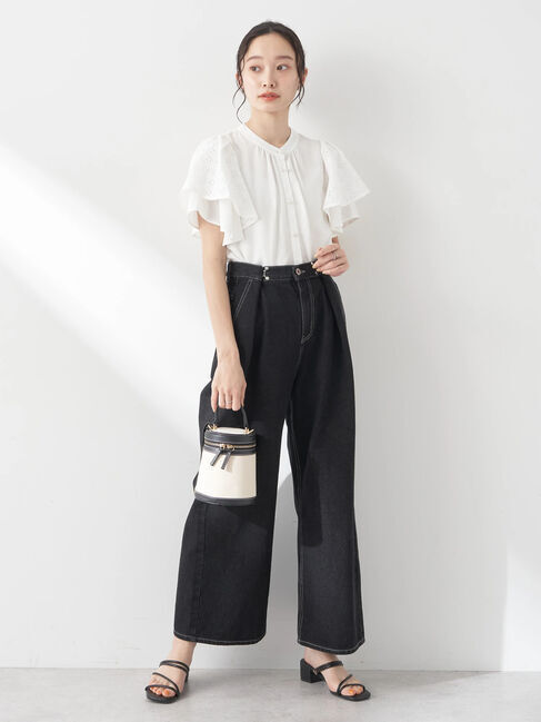 earth music&ecology「レースラッフルブラウス」|シャツ・ブラウス|