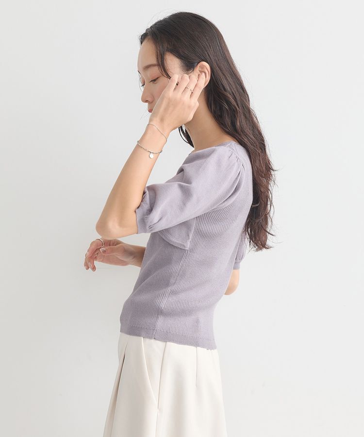 earth music&ecology「ビット付きニットプルオーバー」|ニット・セーター|