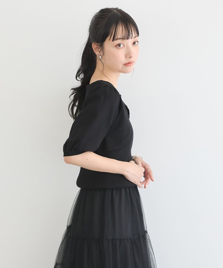 earth music&ecology「ビット付きニットプルオーバー」|ニット・セーター|