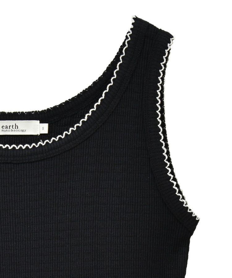 earth music&ecology「ピコトリミングタンクトップ」|キャミソール|