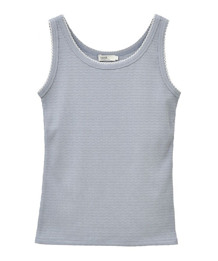 earth music&ecology「ピコトリミングタンクトップ」|キャミソール|