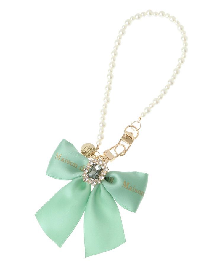 Maison de FLEUR「EC限定ビジューリボンパールストラップ」|その他|