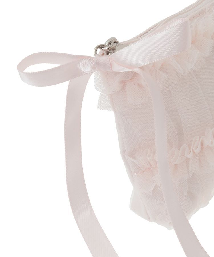 Maison de FLEUR「チュールフリルポーチ」|ポーチ|