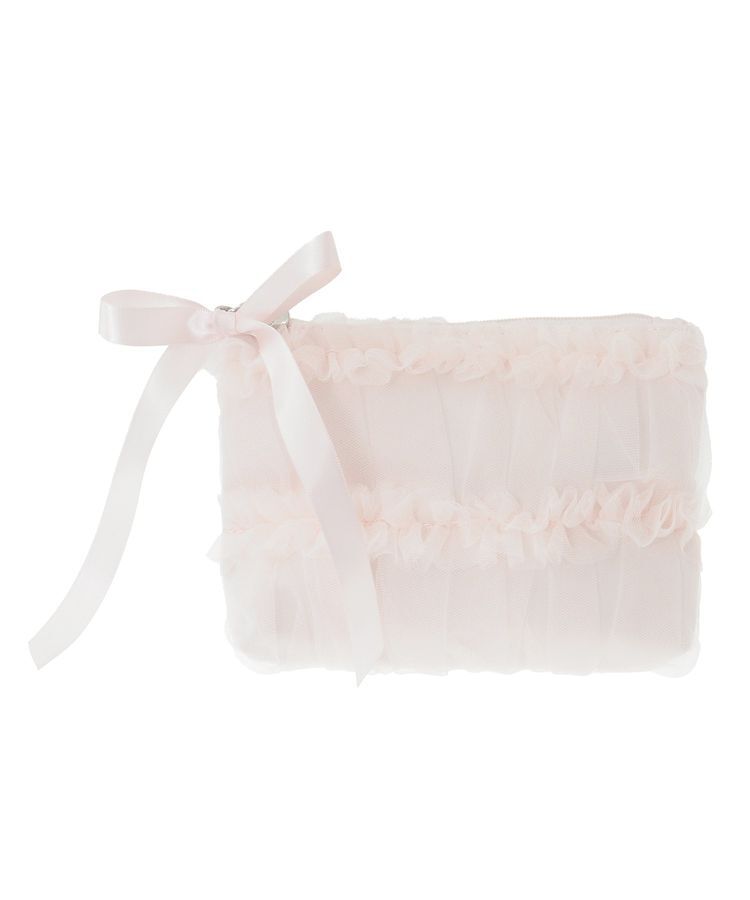 Maison de FLEUR「チュールフリルポーチ」|ポーチ|