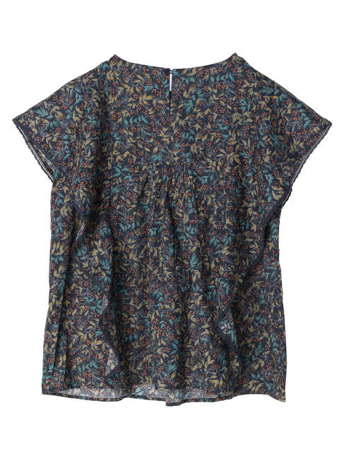  「Flowerフリルブラウス」|シャツ・ブラウス|