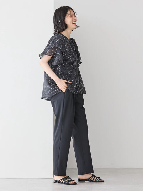 AMERICAN HOLIC「接触冷感シアーフリルブラウス」|シャツ・ブラウス|