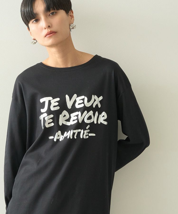 AMERICAN HOLIC「AMITE' 箔プリントカットプルオーバー」|Tシャツ・カットソー|