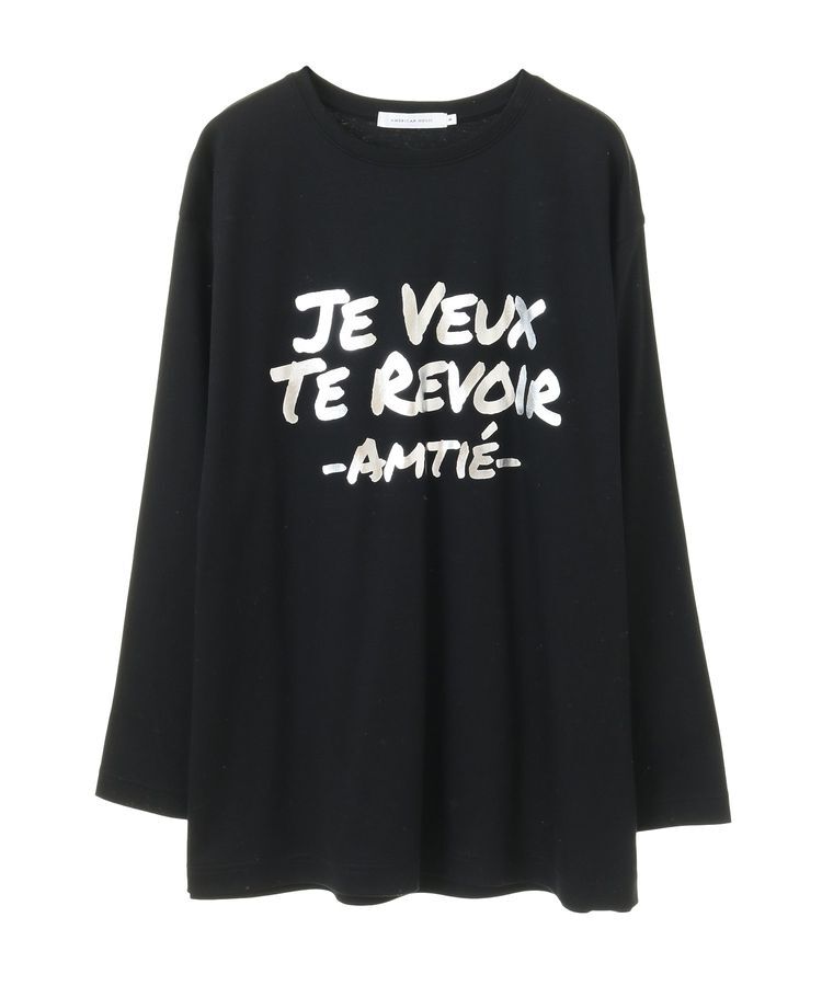AMERICAN HOLIC「AMITE' 箔プリントカットプルオーバー」|Tシャツ・カットソー|