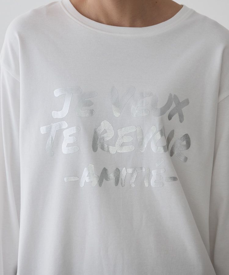 AMERICAN HOLIC「AMITE' 箔プリントカットプルオーバー」|Tシャツ・カットソー|