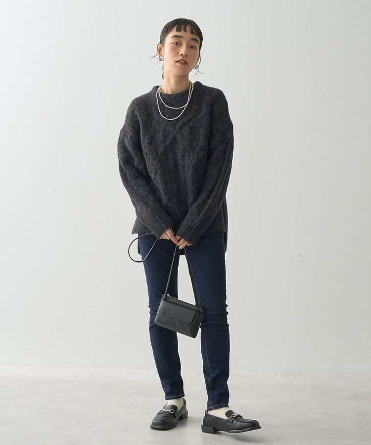 AMERICAN HOLIC「ローゲージアラン柄ニットプルオーバー」|ニット・セーター|