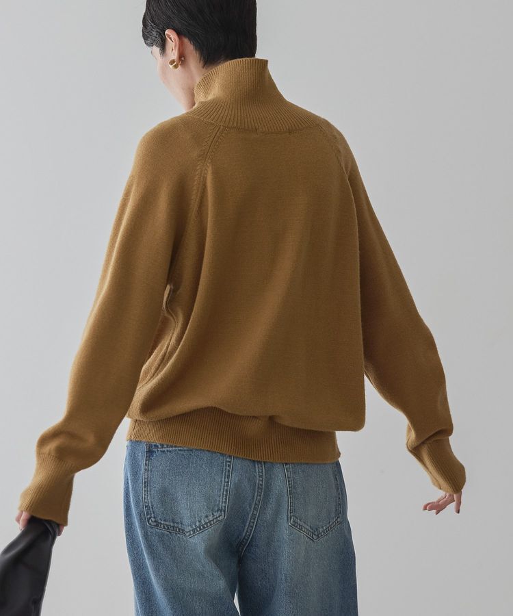 AMERICAN HOLIC「バイパチハーフZIPニットプルオーバー」|ニット・セーター|