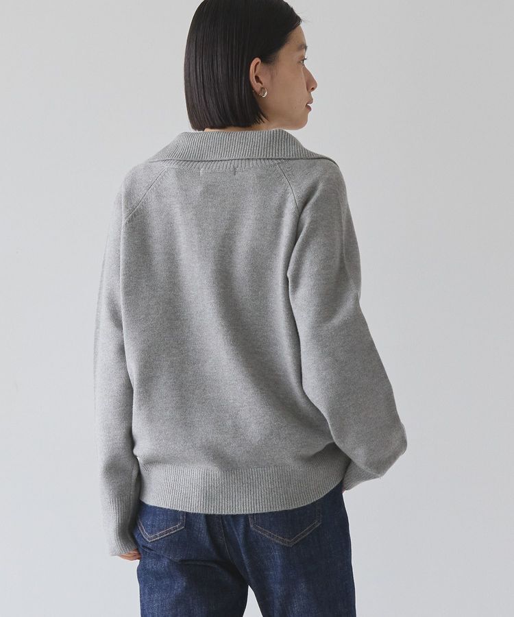 AMERICAN HOLIC「バイパチハーフZIPニットプルオーバー」|ニット・セーター|