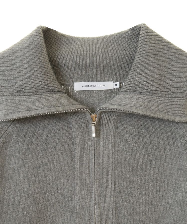 AMERICAN HOLIC「バイパチハーフZIPニットプルオーバー」|ニット・セーター|