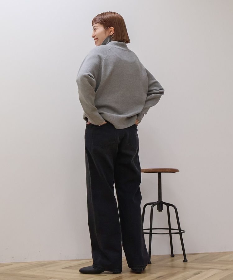 AMERICAN HOLIC「バイパチハーフZIPニットプルオーバー」|ニット・セーター|