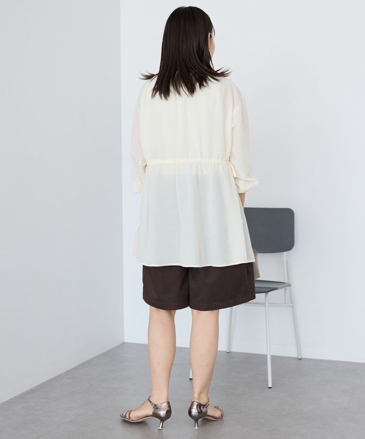 AMERICAN HOLIC「シアーウエストドロストロングシャツ/チュニック」|シャツ・ブラウス|