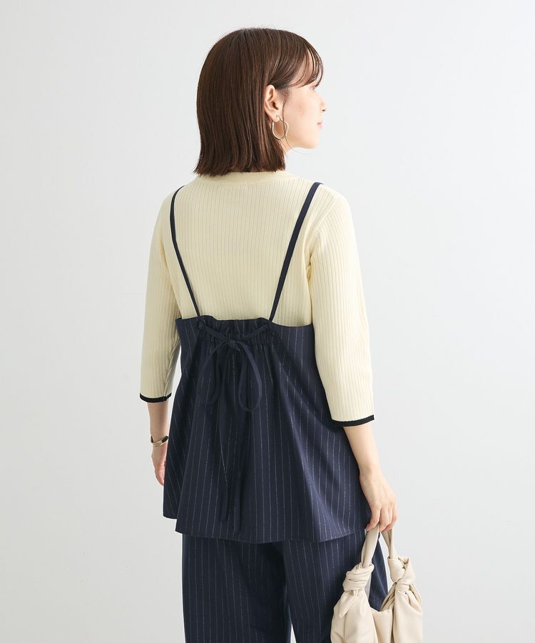 Green Parks「ストライプキャミベスト」|キャミソール|