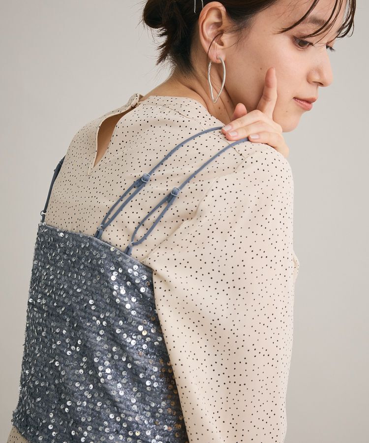 Green Parks「スパンコールキャミビスチェ」|キャミソール|