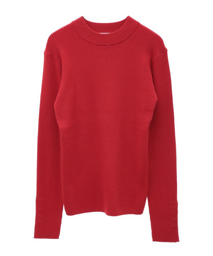 Green Parks「もちやわ 袖口釦リブニットプルオーバー」|ニット・セーター|