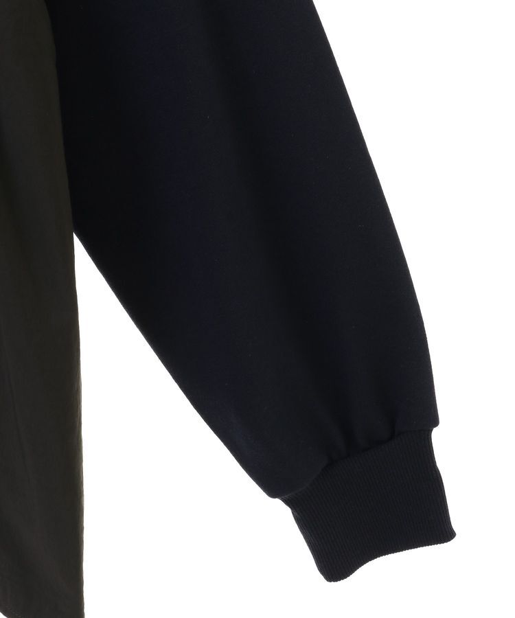 Green Parks「ミニ裏毛異素材ドッキングロゴプルオーバー」|Tシャツ・カットソー|