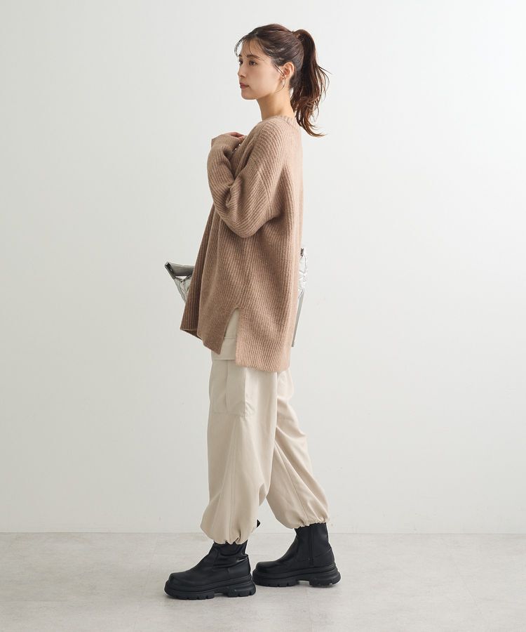 Green Parks「fuwaっと 畦チュニック」|ニット・セーター|