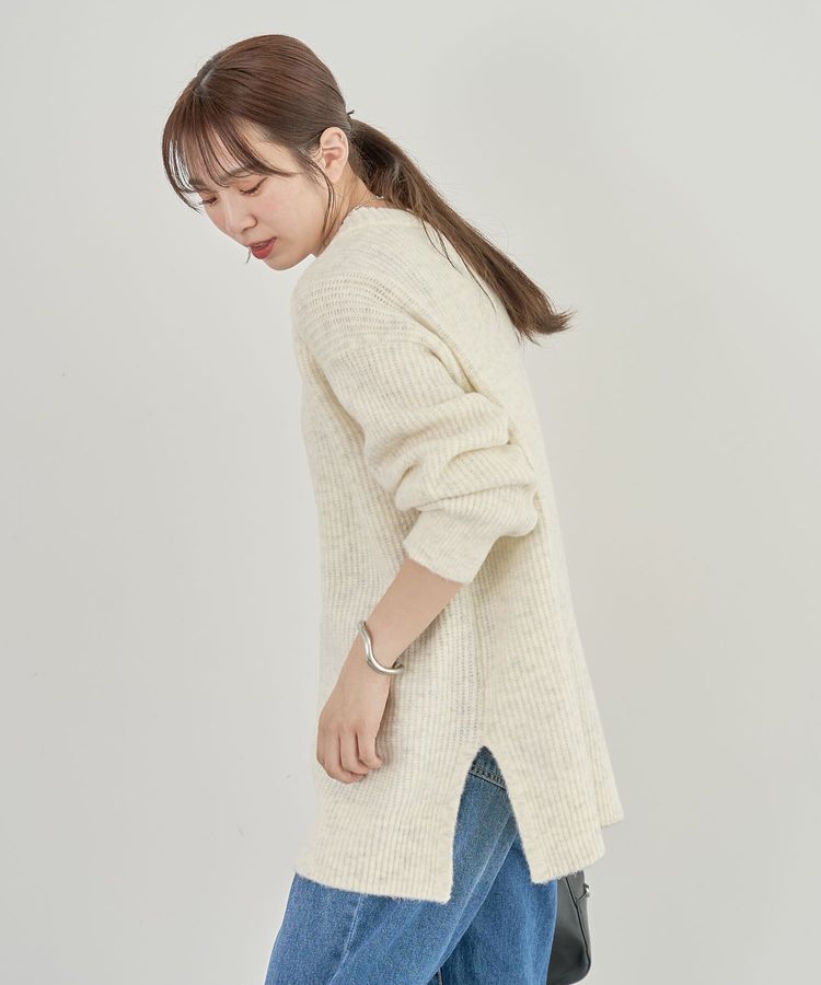 Green Parks「fuwaっと 畦チュニック」|ニット・セーター|