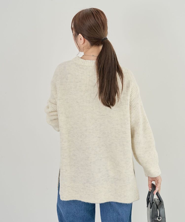 Green Parks「fuwaっと 畦チュニック」|ニット・セーター|