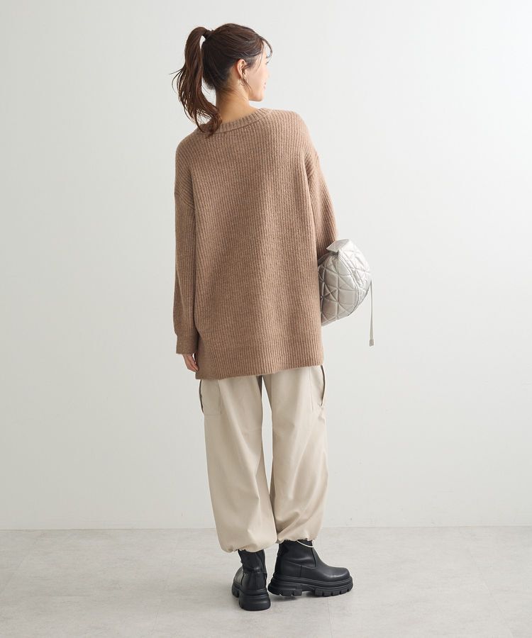 Green Parks「fuwaっと 畦チュニック」|ニット・セーター|