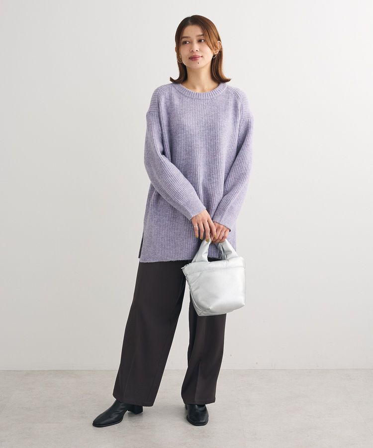 Green Parks「fuwaっと 畦チュニック」|ニット・セーター|