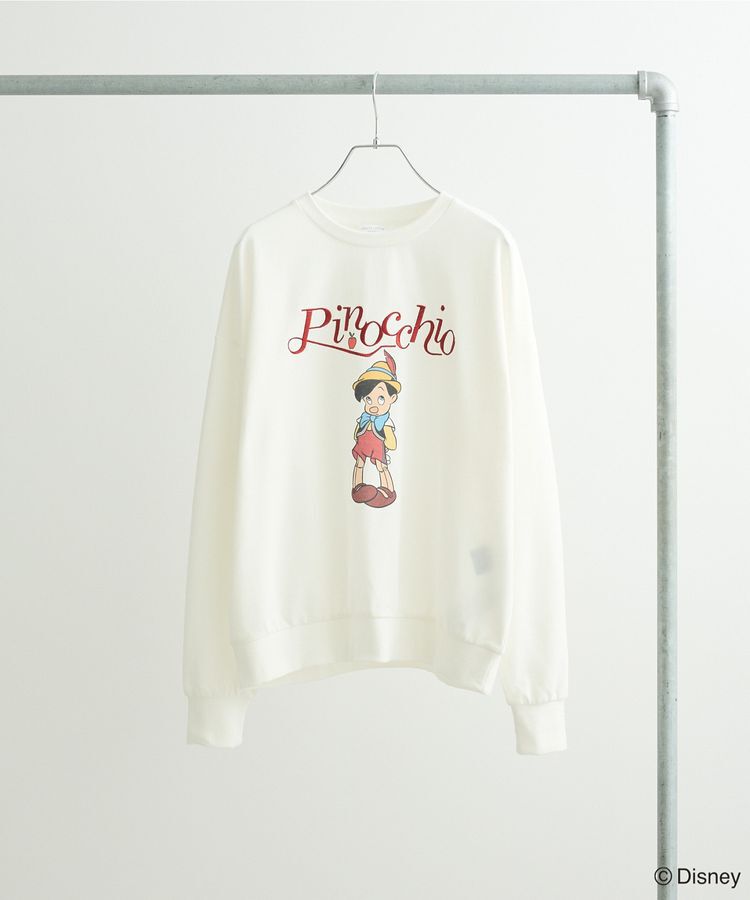 Green Parks「ピノキオ/刺繍ミニ裏毛プルオーバー」|スウェット・ジャージ|White