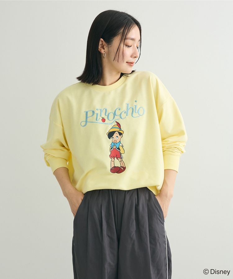 Green Parks「ピノキオ/刺繍ミニ裏毛プルオーバー」|スウェット・ジャージ|