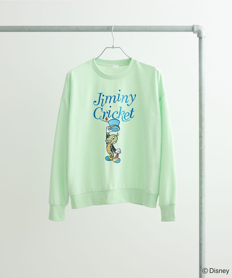 Green Parks「ピノキオ/刺繍ミニ裏毛プルオーバー」|スウェット・ジャージ|Light Green