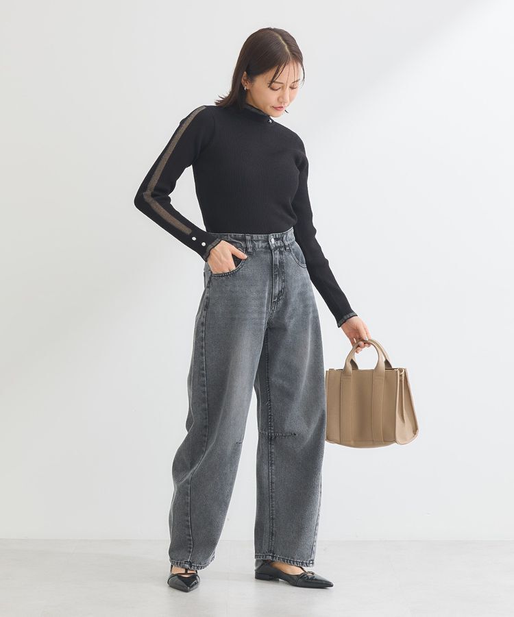 Green Parks「・ELENCARE DUE デニムバレルレッグパンツ」|デニム|